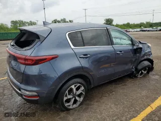 2020 Kia Sportage LX with VIN KNDPM3AC4L7779301, listed as a Copart auction lot 60274384 with 27,820 mi miles and Non Repairable. Bid and sale history available at carsss.com. Image 3.