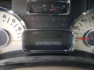 2013 Ford Expedition EL XLT with VIN 1FMJK1J56DEF62553, listed as a Copart auction lot 83307584 with 222,219 mi miles and Salvage Title. Bid and sale history available at carsss.com. Image 9.