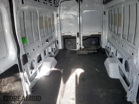 2022 Ford Transit Cargo with VIN 1FTBR3U80NKA64888, listed as a Copart auction lot 83809614 with 75,978 mi miles and Salvage Title. Bid and sale history available at DreamBid. Image 10.