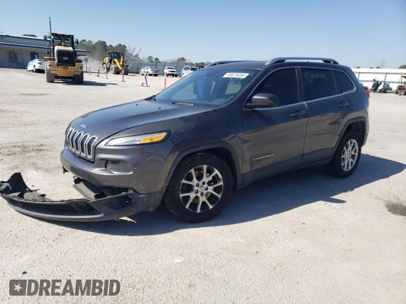 2014 Jeep Cherokee Latitude with VIN 1C4PJLCS9EW180982, listed as a Copart auction lot 48673035 with 107,358 mi miles and Salvage Title. Bid and sale history available at carsss.com. Image 1.
