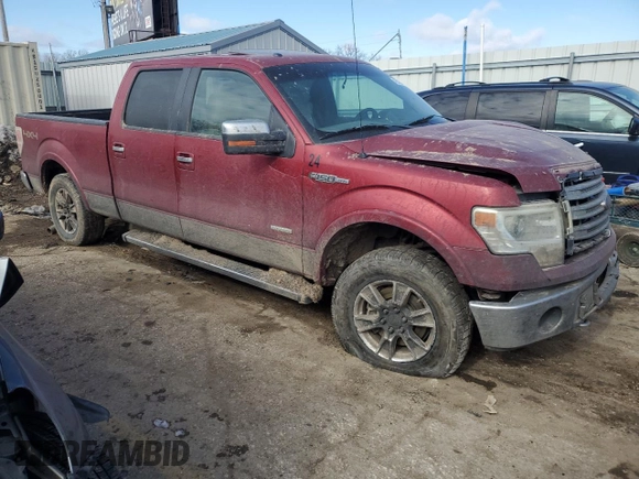 2013 Ford F-150 XL with VIN 1FTFW1ETXDKD42518, listed as a Copart auction lot 42026785 with Not provided miles and Salvage title. Bid and sale history available at DreamBid. Image 4.