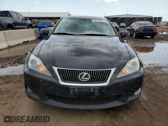 2009 Lexus IS 250 with VIN JTHCK262295035861, listed as a Copart auction lot 58619555 with 207,886 mi miles and Clean title. Bid and sale history available at DreamBid. Image 5.