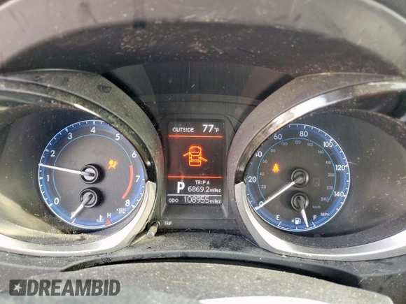 2016 Toyota Corolla L z VIN 5YFBURHEXGP530297, wystawiony jako Copart lot #59208115 z przebiegiem 108 955 mil mil oraz Szkoda całkowita • Salvage title. Historia ofert i sprzedaży dostępna na DreamBid. Obrazek 9.