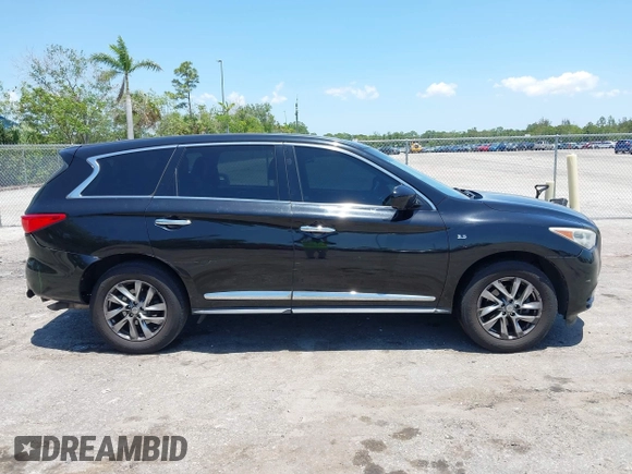 2014 Infiniti QX60 with VIN 5N1AL0MN3EC510068, listed as a IAAI auction lot 42278934 with 148,767 mi miles and . Bid and sale history available at DreamBid. Image 13.