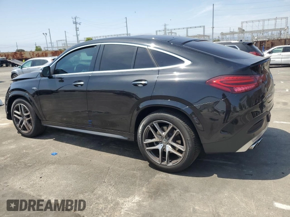 2024 Mercedes-Benz GLE 53 AMG with VIN 4JGFD6BB7RA981902, listed as a Copart auction lot 54250745 with 50,621 mi miles and Salvage title. Bid and sale history available at DreamBid. Image 2.