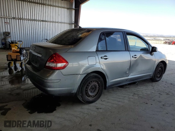 2011 Nissan Versa S with VIN 3N1BC1AP0BL360766, listed as a Copart auction lot 62177555 with 188,160 mi miles and Salvage title. Bid and sale history available at DreamBid. Image 3.