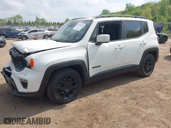 2020 Jeep Renegade Latitude with VIN ZACNJABB7LPL02453, listed as a IAAI auction lot 42276414 with 52,733 mi miles and . Bid and sale history available at DreamBid. Image 19.