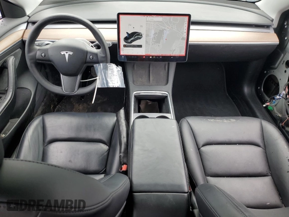 2021 Tesla Model 3 Long Range z VIN 5YJ3E1EB2MF066149, wystawiony jako Copart lot #53374765 z przebiegiem 119 771 mil mil oraz Szkoda całkowita • Salvage title. Historia ofert i sprzedaży dostępna na DreamBid. Obrazek 8.