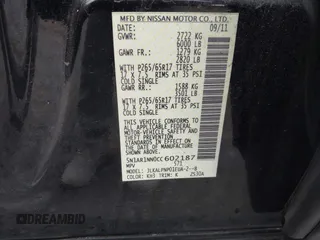 2012 Nissan Pathfinder S z VIN 5N1AR1NN0CC602187, wystawiony jako IAAI lot #41732474 z przebiegiem Nie podano mil oraz . Historia ofert i sprzedaży dostępna na DreamBid. Obrazek 9.