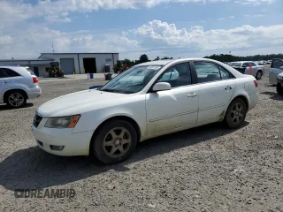 2006 Hyundai Sonata GLS z VIN KMHEU46C86A076311, wystawiony jako Copart lot #55581135 z przebiegiem 212 692 mil mil oraz Szkoda całkowita • Salvage title. Historia ofert i sprzedaży dostępna na DreamBid. Obrazek 1.