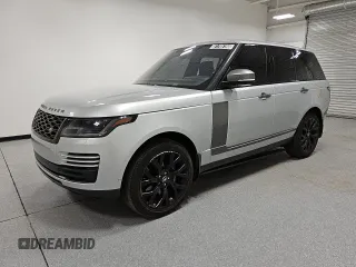 2019 Land Rover Range Rover HSE z VIN SALGS2SV4KA553852, wystawiony jako Copart lot #51705195 z przebiegiem 84 910 mil mil oraz Czysty tytuł • Clean title. Historia ofert i sprzedaży dostępna na DreamBid. Obrazek 1.