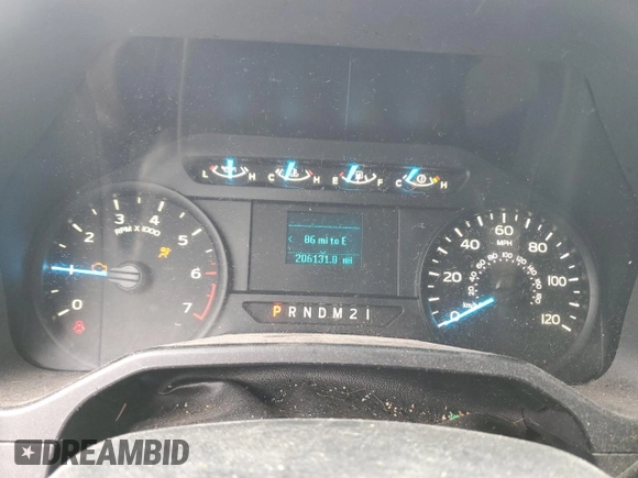 2016 Ford F-150 XL with VIN 1FTMF1CF2GKE19259, listed as a Copart auction lot 43024345 with 206,131 mi miles and Clean Title. Bid and sale history available at carsss.com. Image 9.