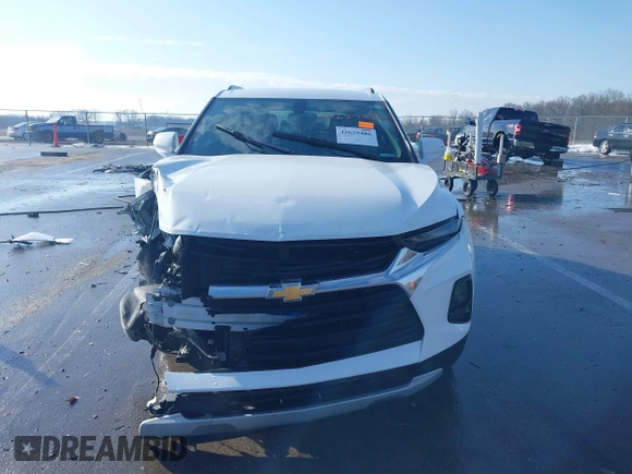 2021 Chevrolet Blazer LT with VIN 3GNKBBRA0MS530162, listed as a IAAI auction lot 41629486 with 52,497 mi miles and . Bid and sale history available at DreamBid. Image 13.