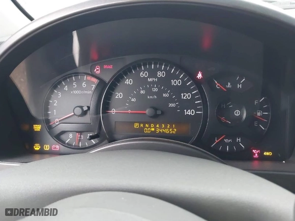 2007 Nissan Titan LE with VIN 1N6BA07B87N246012, listed as a IAAI auction lot 41561124 with 344,652 mi miles. Bid and sale history available at carsss.com. Image 7.