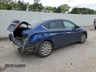 2019 Nissan Sentra SV with VIN 3N1AB7AP8KY241643, listed as a Copart auction lot 50524645 with 129,573 mi miles and Salvage Title. Bid and sale history available at DreamBid. Image 3.