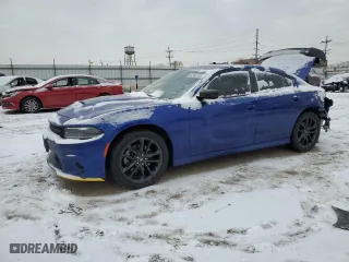 2022 Dodge Charger GT with VIN 2C3CDXMG0NH111575, listed as a Copart auction lot 89256725 with 35,533 mi miles and Salvage Title. Bid and sale history available at carsss.com. Image 1.