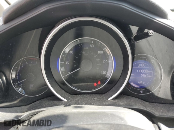 2015 Honda Fit EX-L with VIN 3HGGK5H86FM704890, listed as a Copart auction lot 52186675 with 114,098 mi miles and Salvage Title. Bid and sale history available at DreamBid. Image 9.