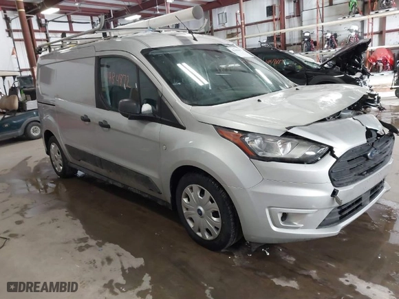2021 Ford Transit Connect Van XLT with VIN NM0LS7F21M1504028, listed as a IAAI auction lot 41484872 with 112,625 mi miles. Bid and sale history available at carsss.com. Image 1.