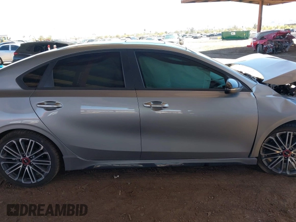 2023 Kia Forte GT with VIN 3KPF44AC2PE617853, listed as a IAAI auction lot 41871599 with 40,712 mi miles and . Bid and sale history available at carsss.com. Image 12.