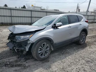 2022 Honda CR-V EX-L with VIN 2HKRW2H86NH604576, listed as a Copart auction lot 53248525 with 71,259 mi miles and Salvage Title. Bid and sale history available at carsss.com. Image 1.