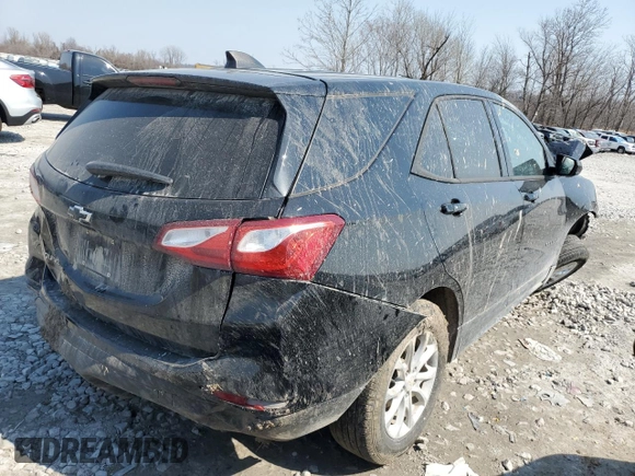 2019 Chevrolet Equinox LS with VIN 2GNAXHEV3K6138720, listed as a Copart auction lot 48548825 with 155,197 mi miles and Salvage Title. Bid and sale history available at carsss.com. Image 3.