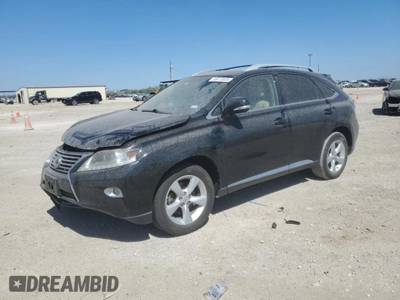 2013 Lexus RX 350 with VIN 2T2ZK1BA8DC121234, listed as a Copart auction lot 50413035 with 117,812 mi miles and Salvage Title. Bid and sale history available at DreamBid. Image 1.