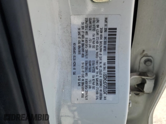 2015 Mazda CX-9 Touring with VIN JM3TB2CV0F0462911, listed as a Copart auction lot 56048625 with 174,732 mi miles and Salvage Title. Bid and sale history available at DreamBid. Image 13.