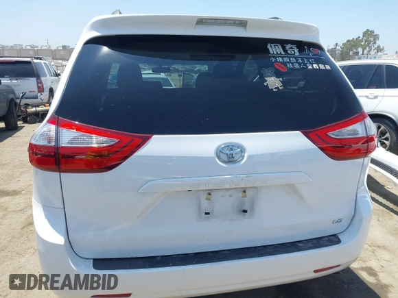 2017 Toyota Sienna LE Auto Access Seat with VIN 5TDKZ3DC3HS783912, listed as a IAAI auction lot 42664089 with 200,309 mi miles and . Bid and sale history available at DreamBid. Image 17.