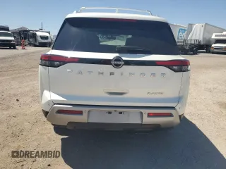 2023 Nissan Pathfinder Platinum with VIN 5N1DR3DH9PC211372, listed as a Copart auction lot 58107804 with 10,215 mi miles and Salvage title. Bid and sale history available at DreamBid. Image 6.