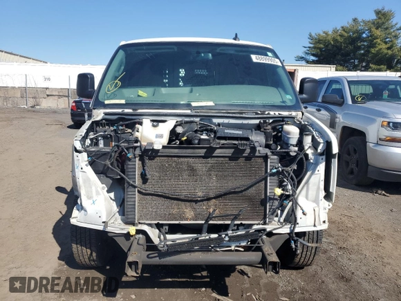 2018 Chevrolet Express Cargo Van with VIN 1GCWGAFG2J1169335, listed as a Copart auction lot 48899905 with 166,601 mi miles and Salvage Title. Bid and sale history available at carsss.com. Image 5.
