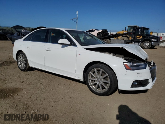 2016 Audi A4 Premium with VIN WAUBFAFL1GN003756, listed as a Copart auction lot 46552575 with 78,220 mi miles and Salvage Title. Bid and sale history available at carsss.com. Image 4.