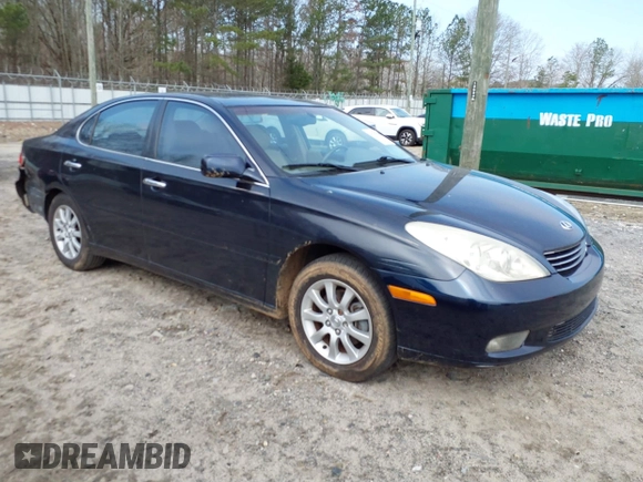 2004 Lexus ES 350 with VIN JTHBA30G145028336, listed as a IAAI auction lot 41753640 with 109,211 mi miles and . Bid and sale history available at DreamBid. Image 1.