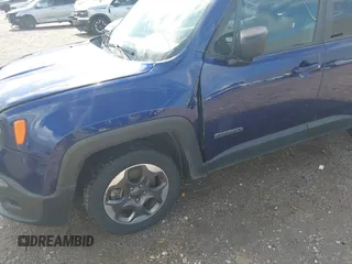 2017 Jeep Renegade Sport with VIN ZACCJAAB7HPE57121, listed as a IAAI auction lot 42684421 with 135,582 mi miles and . Bid and sale history available at DreamBid. Image 6.