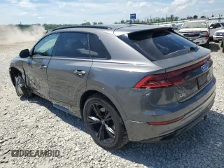 2021 Audi Q8 Premium Plus with VIN WA1BVAF10MD034366, listed as a Copart auction lot 59676554 with 50,640 mi miles and Salvage Title. Bid and sale history available at carsss.com. Image 2.