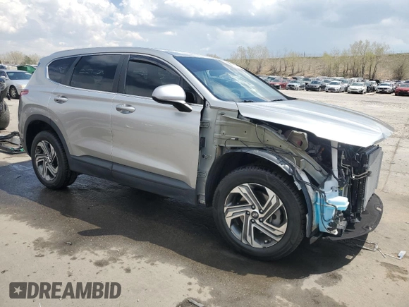 2021 Hyundai Santa Fe SE z VIN 5NMS14AJ3MH340916, wystawiony jako Copart lot #54350335 z przebiegiem 27 777 mil mil oraz Szkoda całkowita • Salvage title. Historia ofert i sprzedaży dostępna na DreamBid. Obrazek 4.
