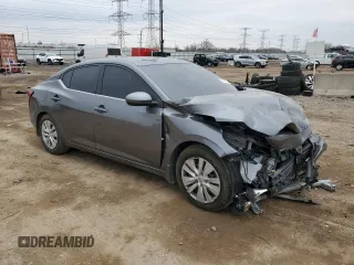 2023 Nissan Sentra S with VIN 3N1AB8BV0PY285971, listed as a Copart auction lot 47606815 with 21,076 mi miles and Salvage Title. Bid and sale history available at DreamBid. Image 4.