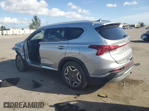 2023 Hyundai Santa Fe Limited with VIN 5NMS44AL3PH486987, listed as a Copart auction lot 44947624 with 0 mi miles and Non Repairable. Bid and sale history available at carsss.com. Image 2.