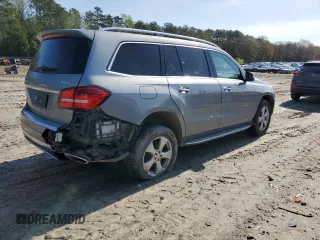2017 Mercedes-Benz GLS with VIN 4JGDF6EE7HA768874, listed as a Copart auction lot 52152185 with 133,738 mi miles and Salvage Title. Bid and sale history available at carsss.com. Image 3.
