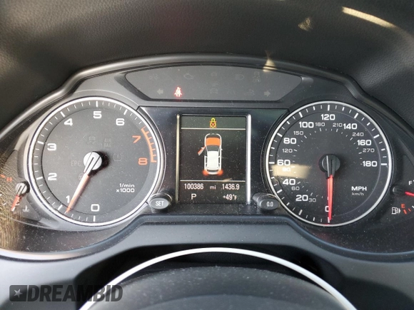 2012 Audi Q5 Prestige with VIN WA1WKAFP8CA096628, listed as a Copart auction lot 89010135 with 100,386 mi miles and Salvage title. Bid and sale history available at DreamBid. Image 9.