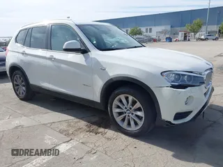 2017 BMW X3 xDrive28i z VIN 5UXWX9C59H0D98663, wystawiony jako IAAI lot #41665817 z przebiegiem 42 741 mil mil oraz . Historia ofert i sprzedaży dostępna na DreamBid. Obrazek 1.