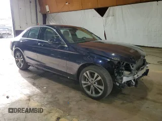 2021 Mercedes-Benz C 300 with VIN W1KWF8EBXMR626969, listed as a Copart auction lot 85229084 with 42,698 mi miles and Salvage Title. Bid and sale history available at carsss.com. Image 4.