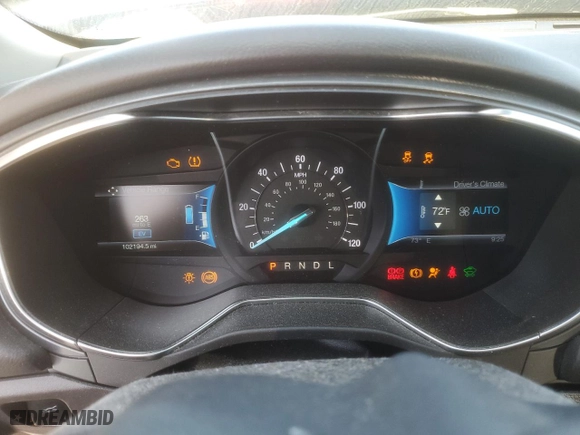 2013 Ford Fusion Titanium Hybrid with VIN 3FA6P0RU6DR281762, listed as a Copart auction lot 47213584 with 102,194 mi miles and Salvage Title. Bid and sale history available at carsss.com. Image 9.