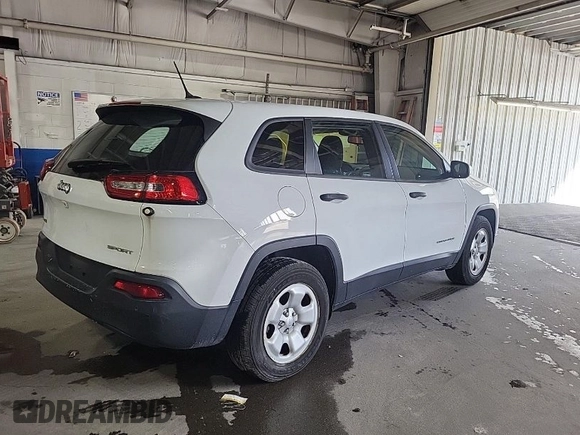 2017 Jeep Cherokee Sport with VIN 1C4PJMAB9HW527689, listed as a IAAI auction lot 42069087 with 110,762 mi miles. Bid and sale history available at carsss.com. Image 1.