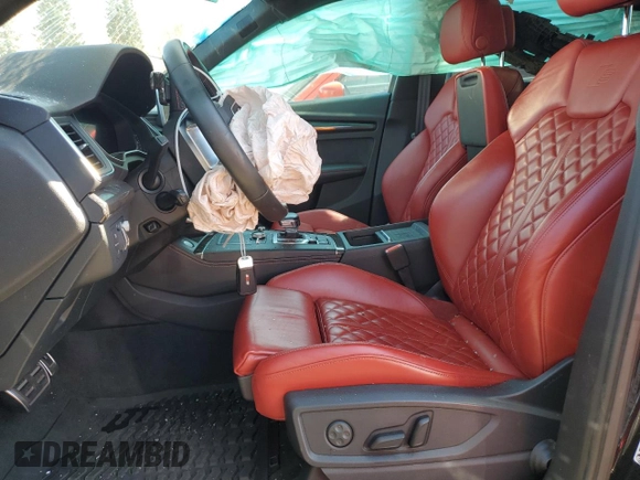 2019 Audi SQ5 Prestige with VIN WA1C4AFY3K2070890, listed as a Copart auction lot 49706185 with Not Provided miles and Salvage Title. Bid and sale history available at carsss.com. Image 7.