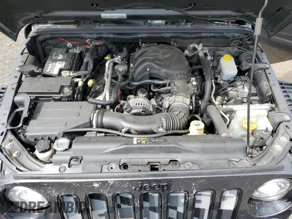2018 Jeep Wrangler Unlimited Sahara with VIN 1C4BJWEG4JL822007, listed as a Copart auction lot 61450915 with 91,148 mi miles and Salvage title. Bid and sale history available at DreamBid. Image 12.