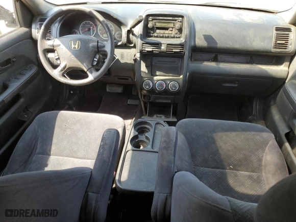 2006 Honda CR-V EX with VIN SHSRD78896U406294, listed as a Copart auction lot 53779395 with 197,280 mi miles and Salvage Title. Bid and sale history available at carsss.com. Image 8.