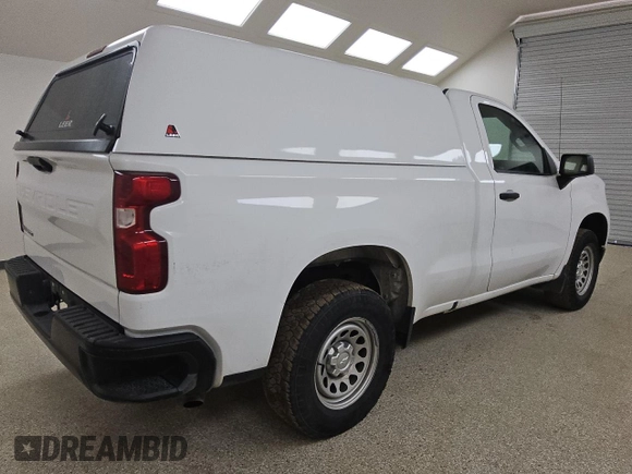 2023 Chevrolet Silverado 1500 Work Truck with VIN 3GCNAAEK8PG355099, listed as a Copart auction lot 53454815 with 174,748 mi miles and Clean Title. Bid and sale history available at carsss.com. Image 3.