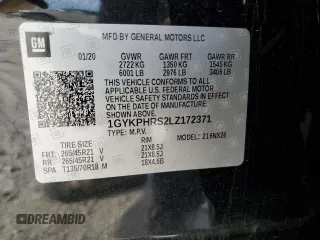 2020 Cadillac XT6 AWD Sport z VIN 1GYKPHRS2LZ172371, wystawiony jako Copart lot #84940074 z przebiegiem Nie podano mil oraz Szkoda całkowita • Salvage title. Historia ofert i sprzedaży dostępna na DreamBid. Obrazek 14.
