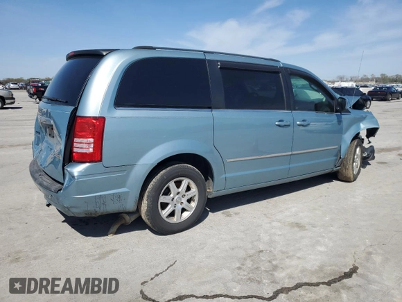 2010 Chrysler Town & Country Touring with VIN 2A4RR5D17AR266307, listed as a Copart auction lot 51007275 with 205,547 mi miles and Salvage Title. Bid and sale history available at DreamBid. Image 3.