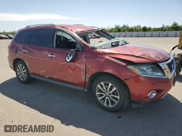 2016 Nissan Pathfinder Platinum with VIN 5N1AR2MM8GC611868, listed as a Copart auction lot 54077545 with 146,187 mi miles and Salvage Title. Bid and sale history available at carsss.com. Image 4.